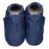 HOBEA-Germany Kitaschuhe blau 22/23 (1½ - 2 Jahre) Kautschuksohle Lauflernschuh