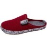 PADERO TONI-Striped Pantoffel Wollfilz Hausschuh