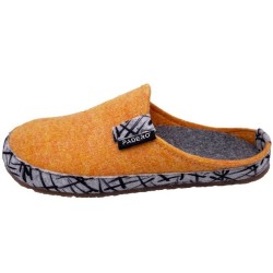 PADERO TONI-Striped Pantoffel Wollfilz Hausschuh