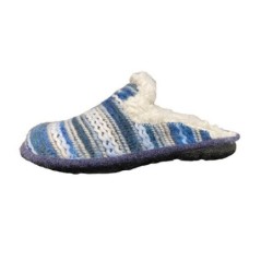 Westland Westland Lille 126 Damen Pantoffel 28126-PL715-502 blau kombi Hausschuh