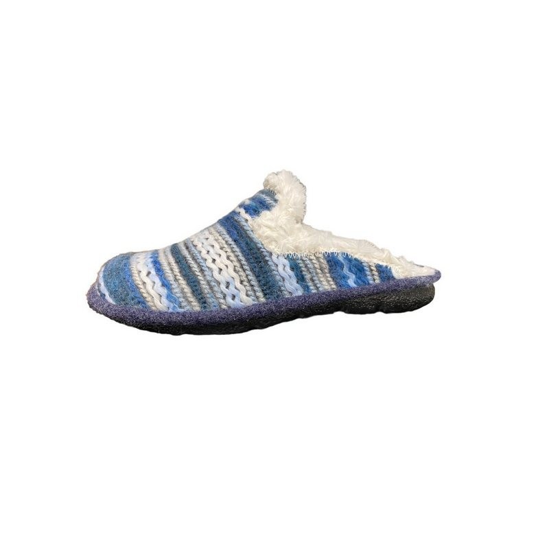 Westland Westland Lille 126 Damen Pantoffel 28126-PL715-502 blau kombi Hausschuh