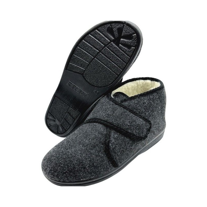 zelbut Damen Herren Winter Hausschuhe Filz Hüttenschuhe Schafwolle Gefüttert Hausschuh Hüttenschuhe Hausstiefel Schafwolle