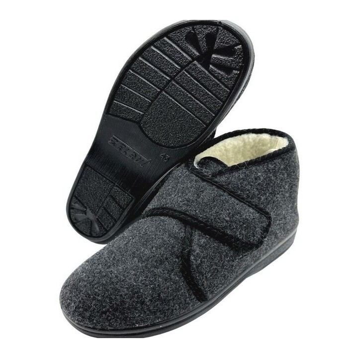 zelbut Damen Herren Winter Hausschuhe Filz Hüttenschuhe Schafwolle Gefüttert Hausschuh Hüttenschuhe Hausstiefel Schafwolle