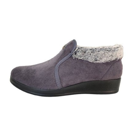 Fly Flot Fly Flot Damen Hausschuh 864009 ANTRACITE grau Hausschuh