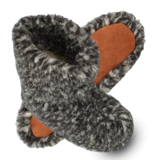 filsko Nordkapp Warme Wollsocken HausSchuhe für Damen und Herren Hausschuh mit wolle gefüttert