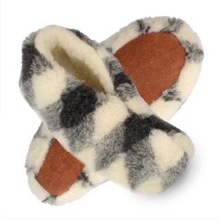 filsko Uddevalla Winter Socken Hausschuh mit Schafwolle gefüttert