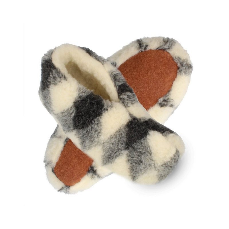 filsko Uddevalla Winter Socken Hausschuh mit Schafwolle gefüttert