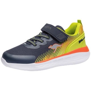 KangaROOS KangaROOS Kinder Sneaker KQ-Unique EV 18837-4054 DK NAVY/LIME Hallenschuh