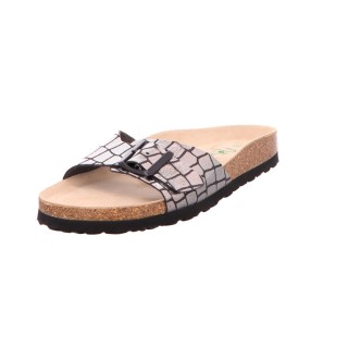 Klassische Sandalen schwarz Tieffußbett-bis30mm 41