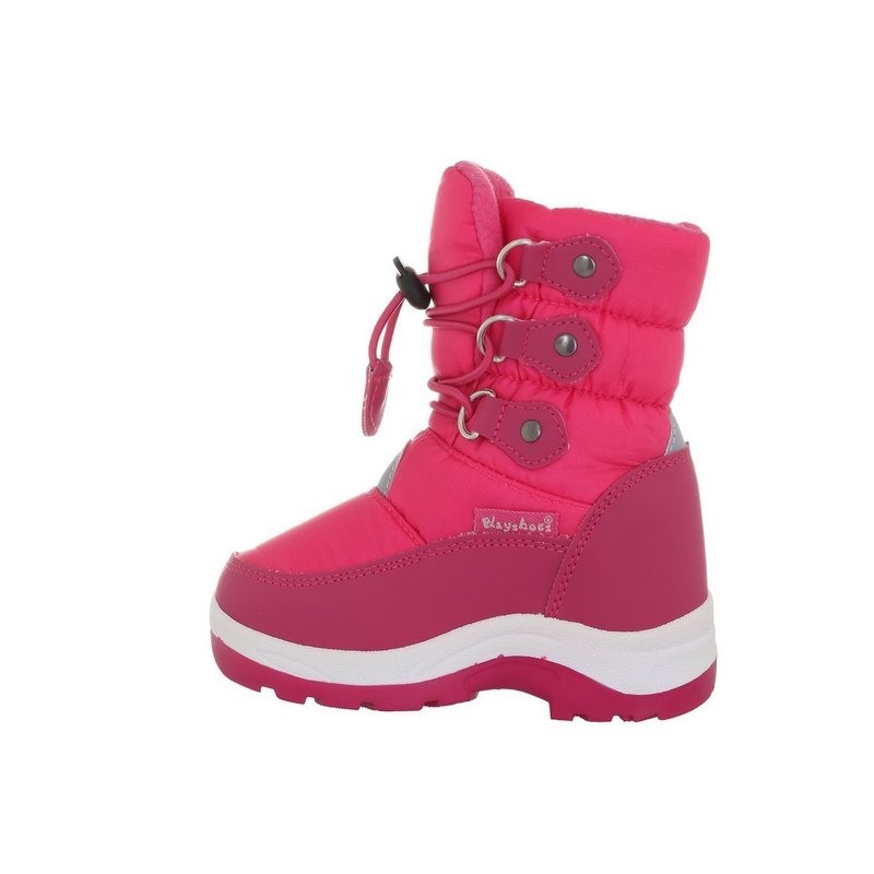 Playshoes Winter-Bootie zum Schnüren Hüttenschuhe