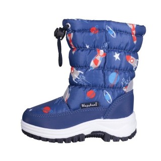 Playshoes Winter-Bootie Weltraum Hüttenschuhe