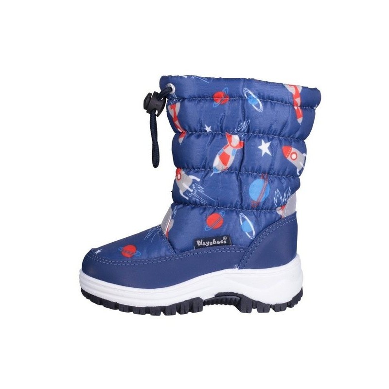 Playshoes Winter-Bootie Weltraum Hüttenschuhe