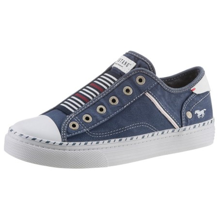 Mustang Shoes Slip-On Sneaker »Schlupfschuh, Freizeitschuh,«, Slipper, Schlupfschuh, Freizeitschuh mit praktischem Gummizug