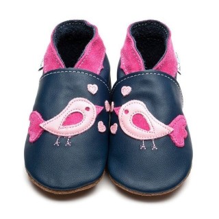 Inch Blue Inch Blue Babyschuhe Bird d'amour Navy Lauflernschuh