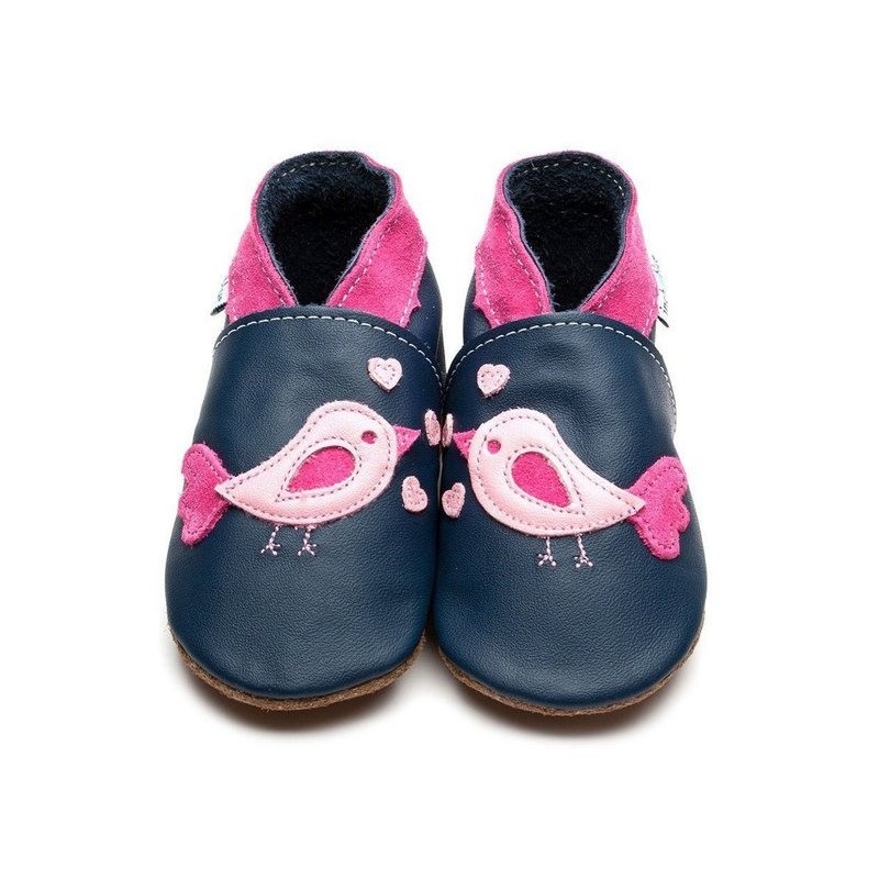 Inch Blue Inch Blue Babyschuhe Bird d'amour Navy Lauflernschuh