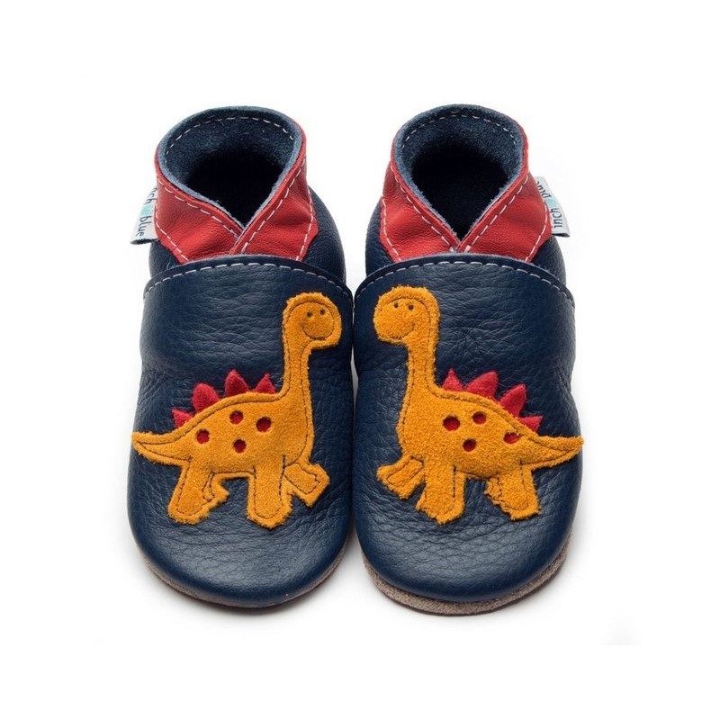 Inch Blue Inch Blue Babyschuhe Dino Navy Lauflernschuh