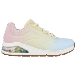 Skechers Sneaker "UNO 2 OMBRE AWAY", in leuchtender Farbkombi, Freizeitschuh, Halbschuh, Schnürschuh