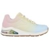 Skechers Sneaker "UNO 2 OMBRE AWAY", in leuchtender Farbkombi, Freizeitschuh, Halbschuh, Schnürschuh