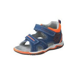 Puccetti Lauflern Sandale Jungen blau|blau