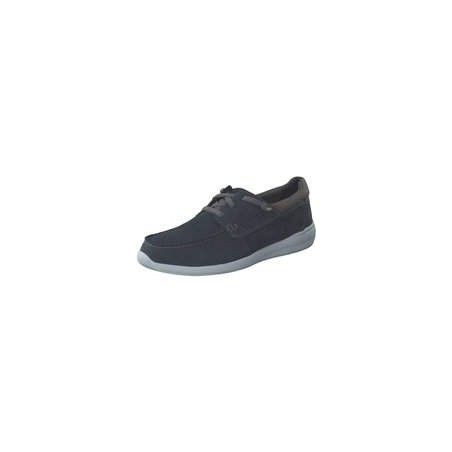 Clarks Gorwin Moc Mokassin Herren blau|blau