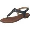 Michael Kors MK Plate Thong Sandale Damen schwarz|schwarz