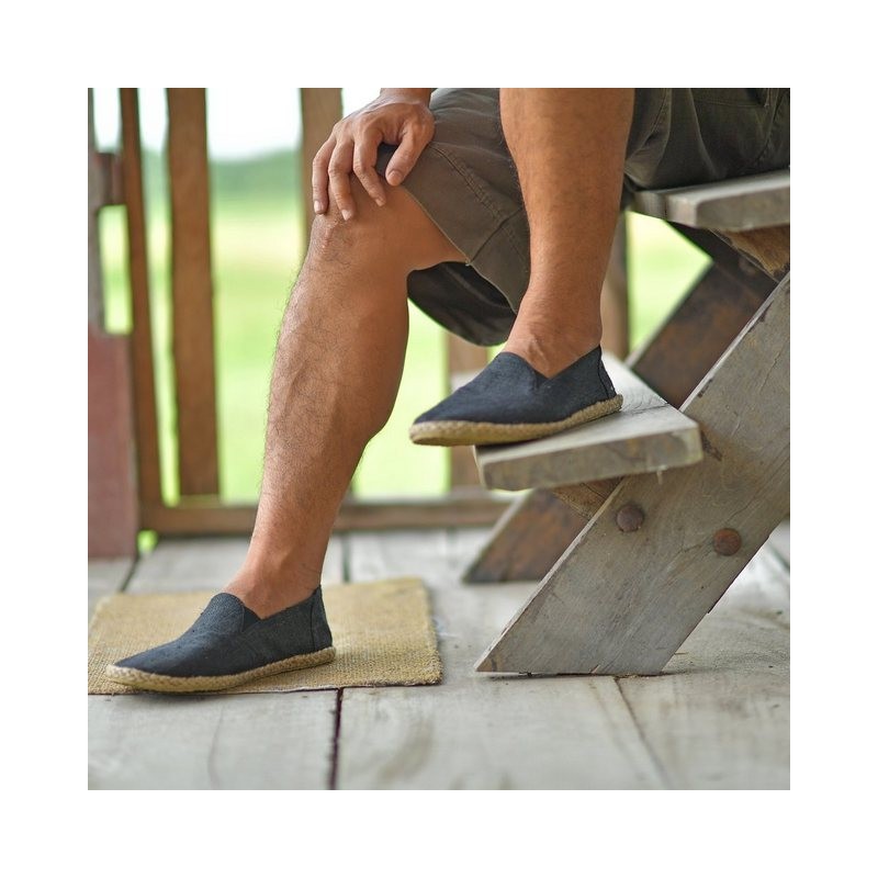 virblatt Espadrilles Herren & Damen, Hanf, Sommerschuhe Herren Espandrillos Espadrille UNISEX