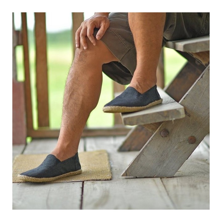virblatt Espadrilles Herren & Damen, Hanf, Sommerschuhe Herren Espandrillos Espadrille UNISEX