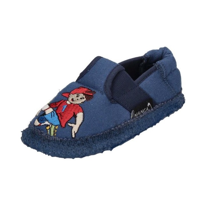 NANGA FUSSBALLER Hausschuh Dunkelblau