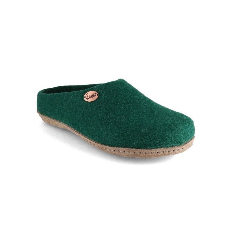 WoolFit handgefilzte Pantoffeln für Damen und Herren aus 100% Wolle Hausschuh ideal für eigene Einlagen