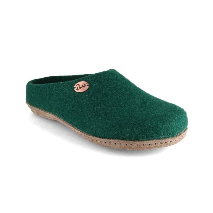 WoolFit handgefilzte Pantoffeln für Damen und Herren aus 100% Wolle Hausschuh ideal für eigene Einlagen