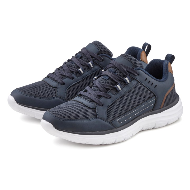 AUTHENTIC LE JOGGER Sneaker, im Material-Mix, Schnürhalbschuhe, Freizeitschuhe, ultraleicht VEGAN