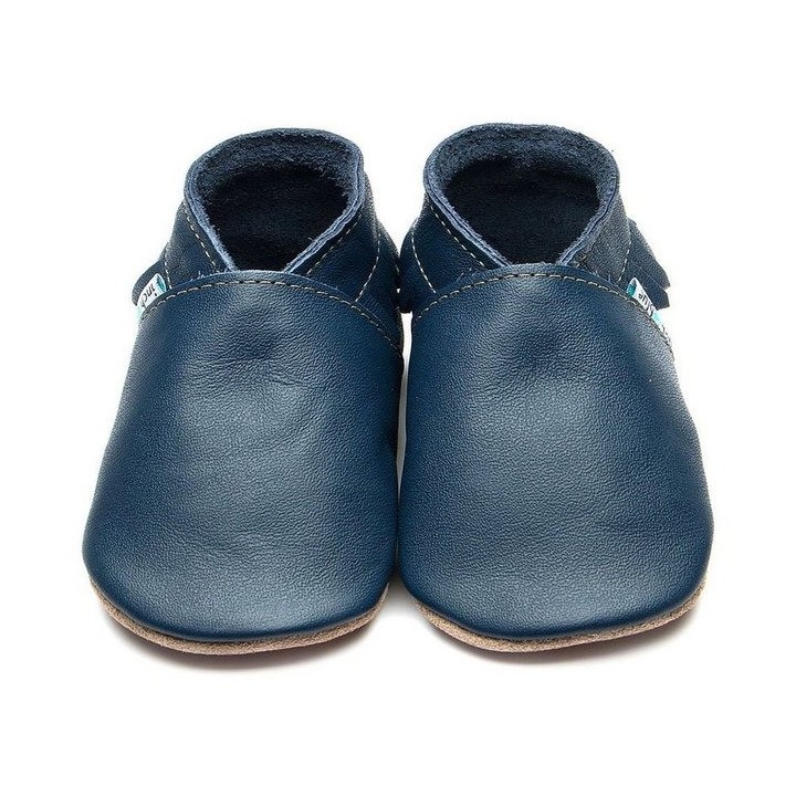 Inch Blue Inch Blue Babyschuhe Moccasin Navy Lauflernschuh
