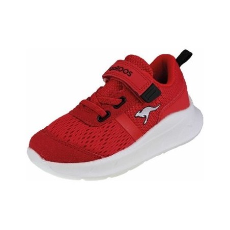 Kangaroos  Babyschuhe Maedchen fiery red (mittel-schwarz) 02097-6173 K-IR Fast EV