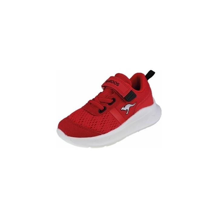Kangaroos  Babyschuhe Maedchen fiery red (mittel-schwarz) 02097-6173 K-IR Fast EV