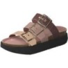 Genuins Cristi Vegan Charol Pantolette Damen beige|beige|beige