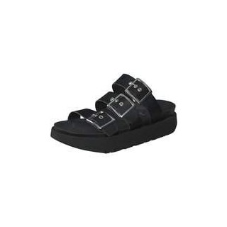 Genuins Cristi Napa Vegan Pantolette Damen schwarz|schwarz