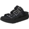 Genuins Cristi Napa Vegan Pantolette Damen schwarz|schwarz