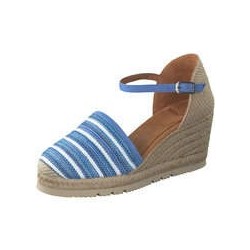 Unisa Keilsandale Damen blau|blau