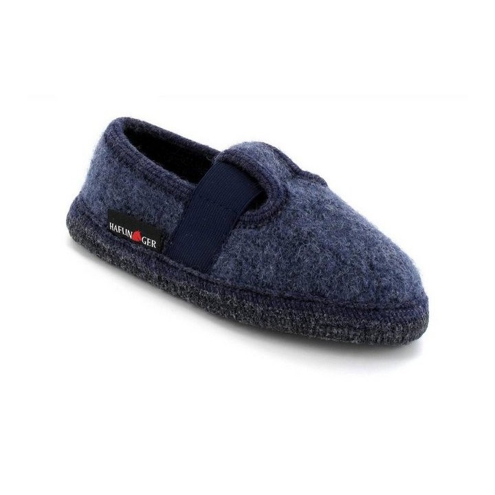 Haflinger leichtes an- und ausziehen Hausschuh mit Gummizug