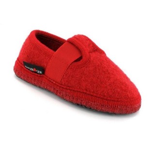 Haflinger leichtes an- und ausziehen Hausschuh mit Gummizug