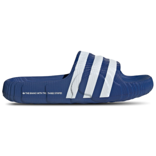 Adidas adilette Herren Flip-Flops und Sandalen - Blau - Größe: 36 2/3 - Synthetik - Foot Locker