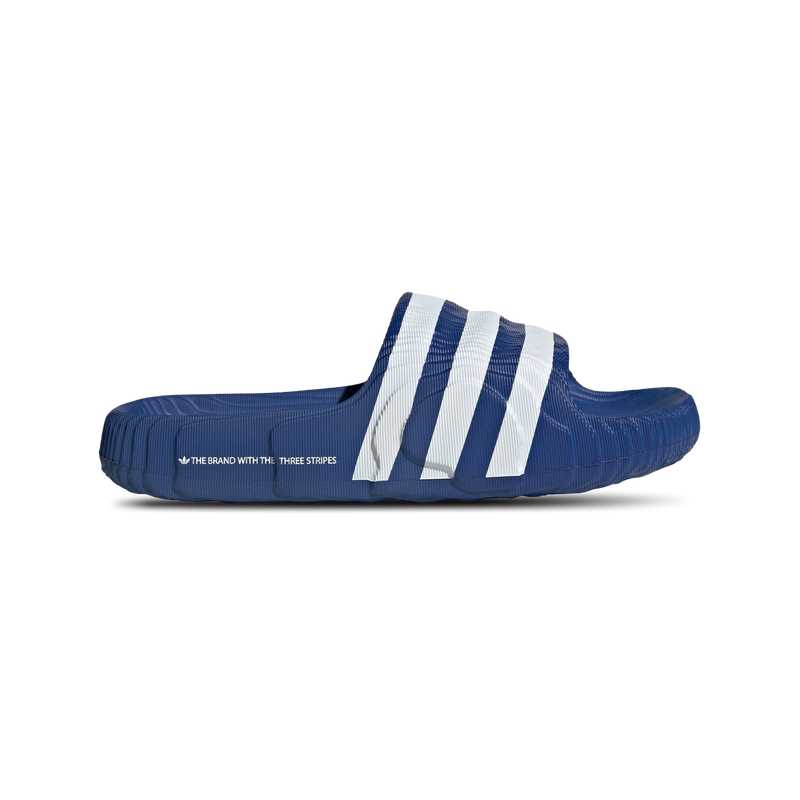 Adidas adilette Herren Flip-Flops und Sandalen - Blau - Größe: 36 2/3 - Synthetik - Foot Locker