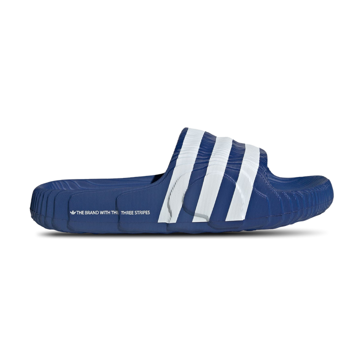 Adidas adilette Herren Flip-Flops und Sandalen - Blau - Größe: 36 2/3 - Synthetik - Foot Locker