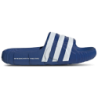 Adidas adilette Herren Flip-Flops und Sandalen - Blau - Größe: 36 2/3 - Synthetik - Foot Locker