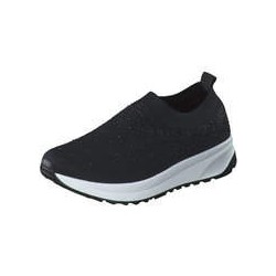 NONAMES Slip On Sneaker Damen schwarz|schwarz