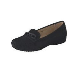 smiling for feet Mokassin Damen schwarz|schwarz