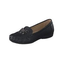 smiling for feet Mokassin Damen schwarz|schwarz