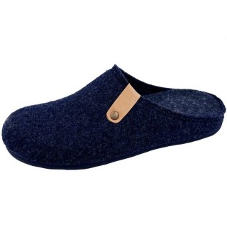 PADERO Herren FIlz Pantoffel Hausschuh