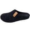 PADERO Herren FIlz Pantoffel Hausschuh