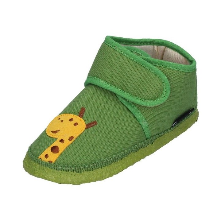NANGA Affe Hausschuh Grün